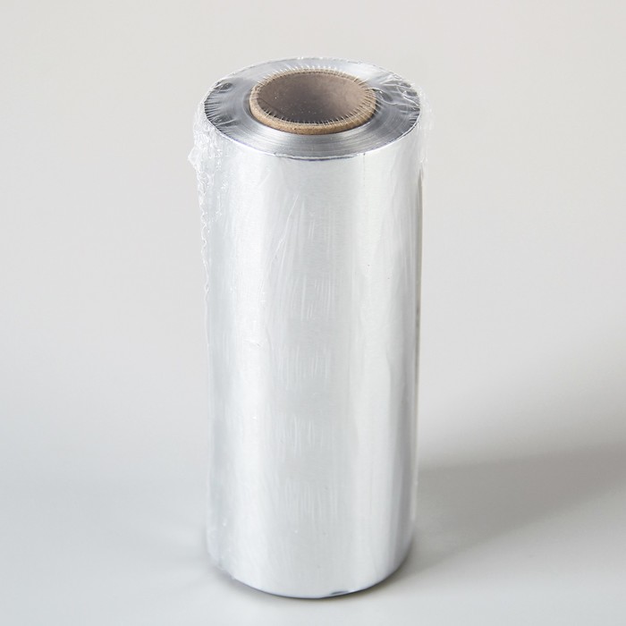 Фольга парикмахерская, 16мкр, 100м, цвет серебристый