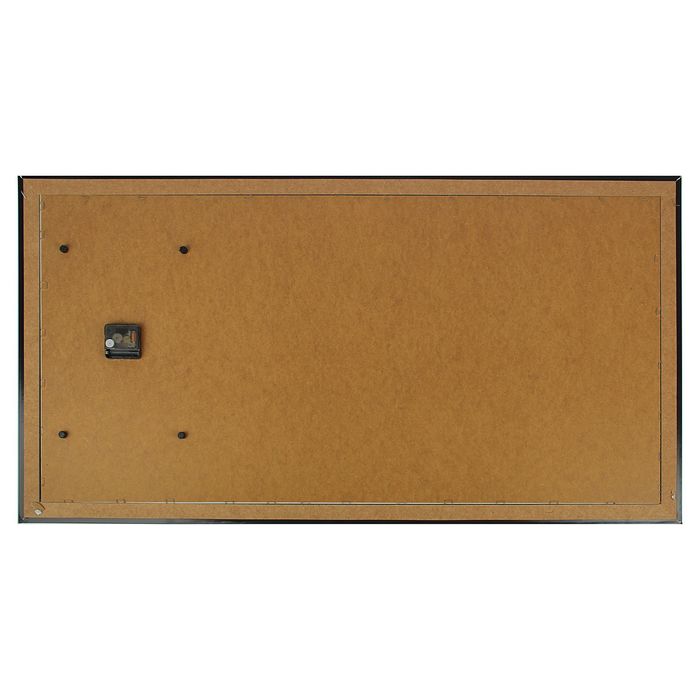 Часы-картина настенные прямоугольные "Ночной город", 50х100 см микс