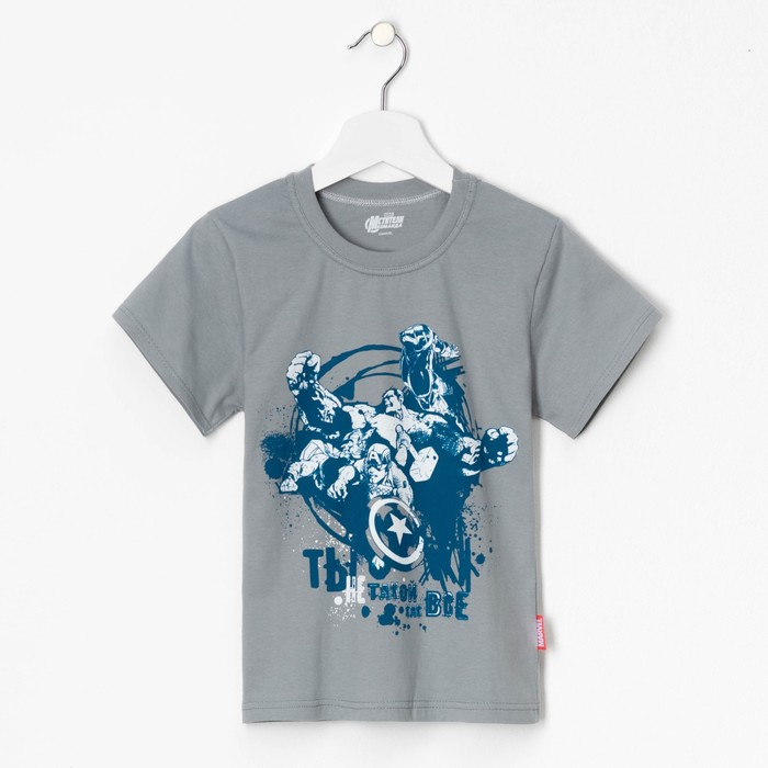 Футболка для мальчиков "Ты не такой, как все", Мстители, рост 134-140 (36) см, 9-10 лет, 100% хлопок