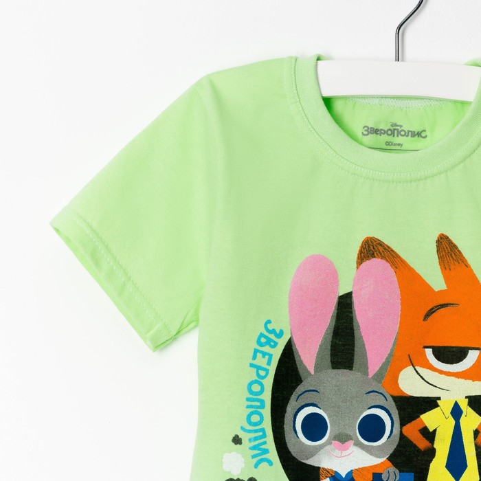 Футболка Зверополис, Дисней, рост 122-128 (34) см, 7-8 лет, 100% хлопок