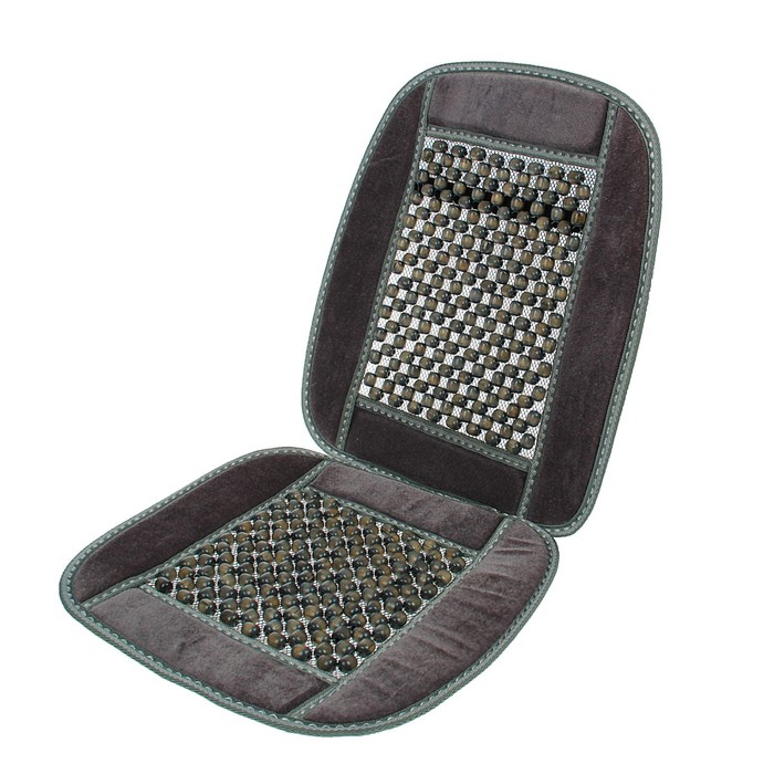 Накидка-массажер на сиденье Autovirazh AV-010023, серая