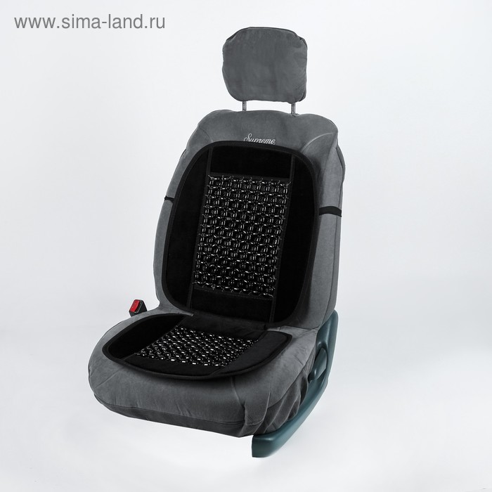 фото Накидка-массажер на сиденье autovirazh av-010022, черная