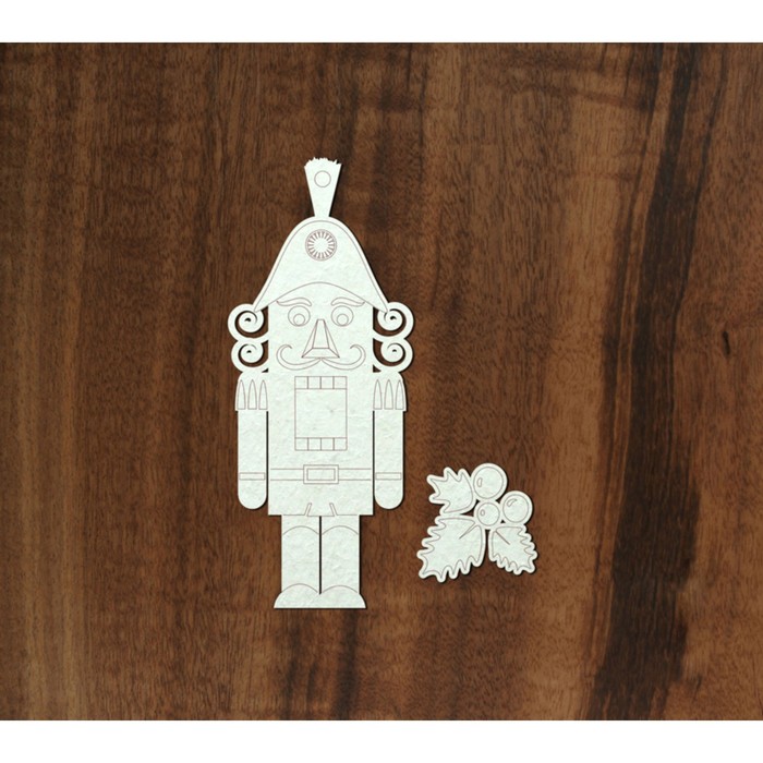 Набор чипбордов 2 детали "Щелкунчик" 7,5 см