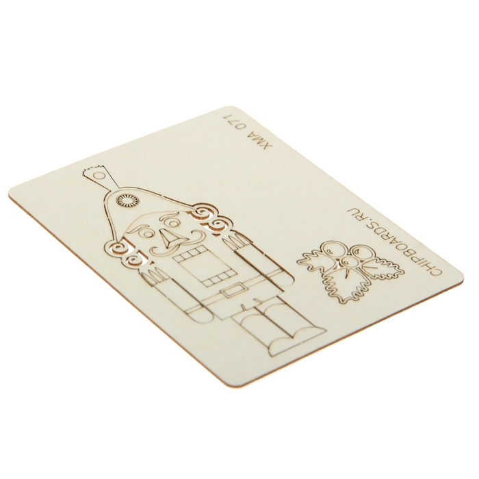 Набор чипбордов 2 детали "Щелкунчик" 7,5 см