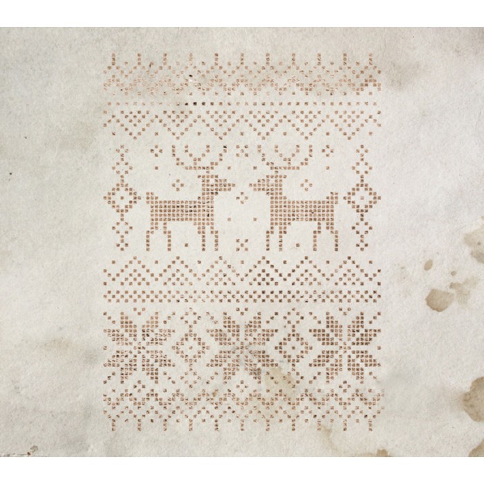 Трафарет "Вышивка"