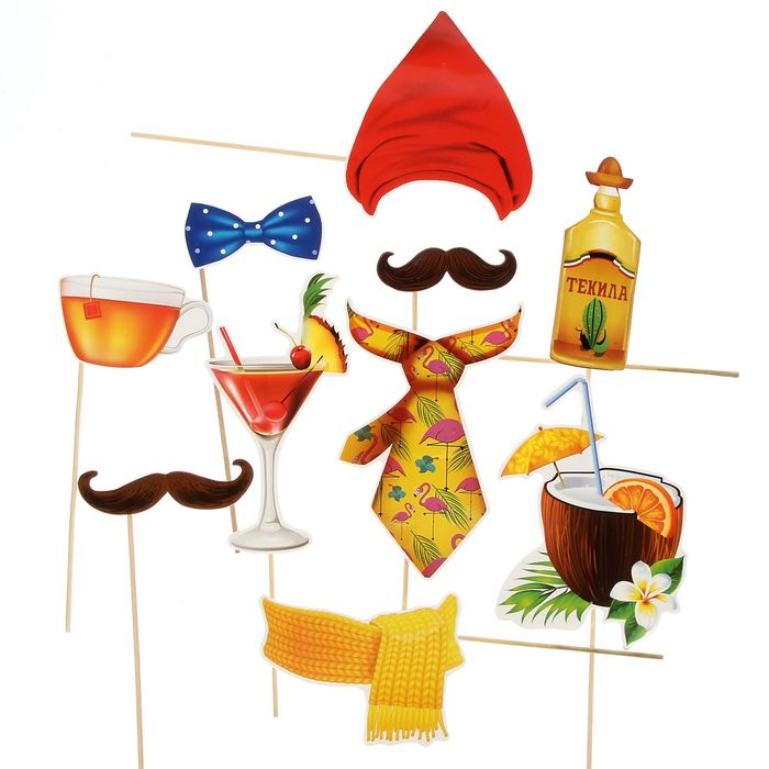 Набор фотобутафории "Напитки мира"