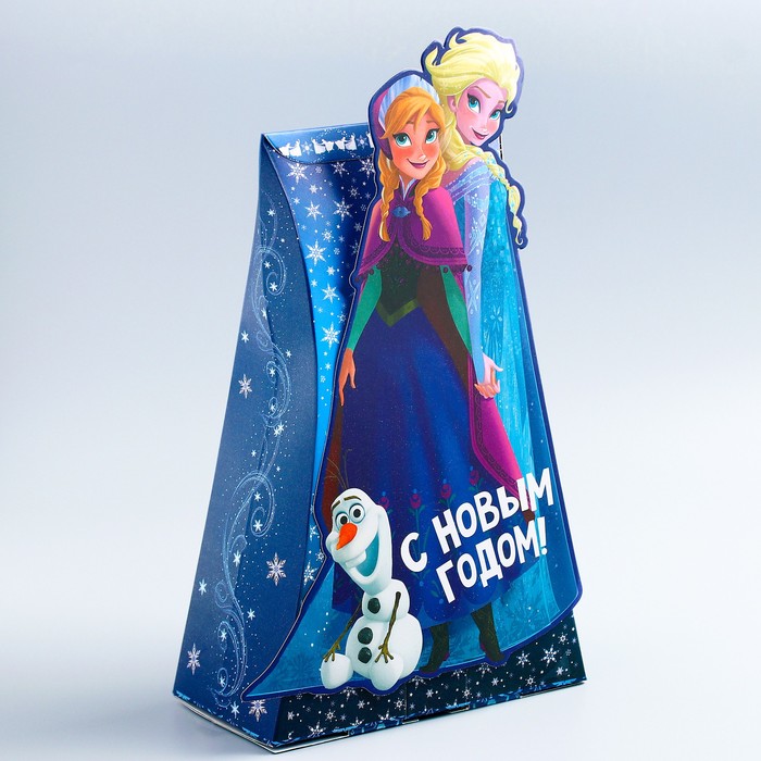 Коробка складная "Зимний лабиринт", Холодное сердце, 15,5 х 24 х 8 см