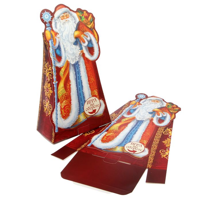 Коробка складная «Подарок от Деда Мороза», 15,5 х 24 х 8 см