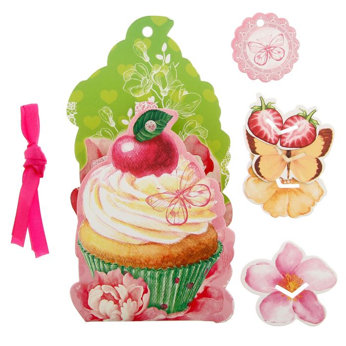 Домик для чайных пакетиков без европодвеса "Сладкого настроения"