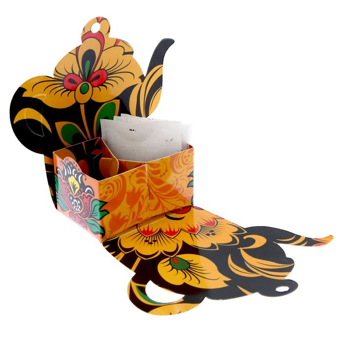 Домик для чайных пакетиков без европодвеса "Любимой мамочке", 19,7 х 39,9 см