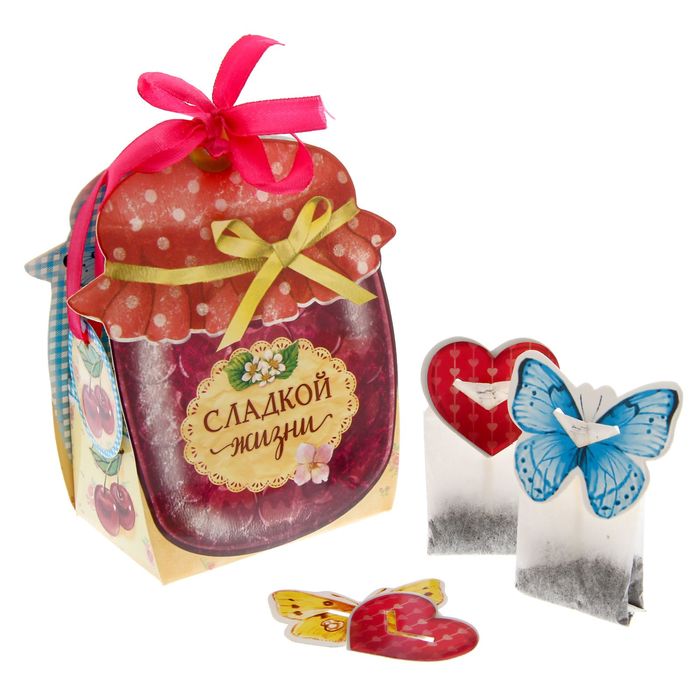 Домик для чайных пакетиков без европодвеса "Необычайной радости", 20,7 х 35,4 см