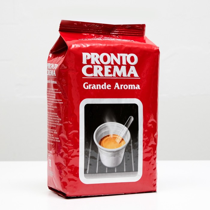 Кофе зерновой LAVAZZA Pronto Crema,1 кг кофе зерновой bazzara granсappuccino 1 кг
