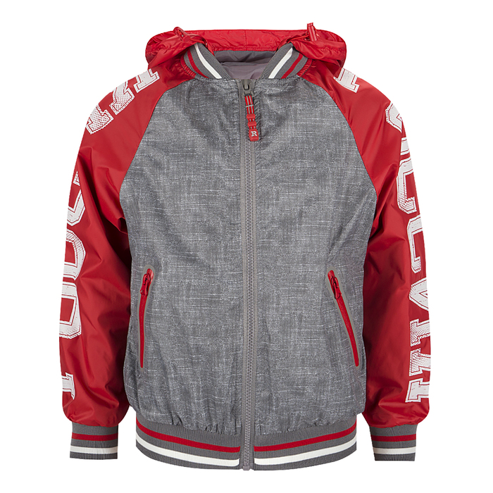 Ветровка для мальчика, возраст 2 года, цвет серый