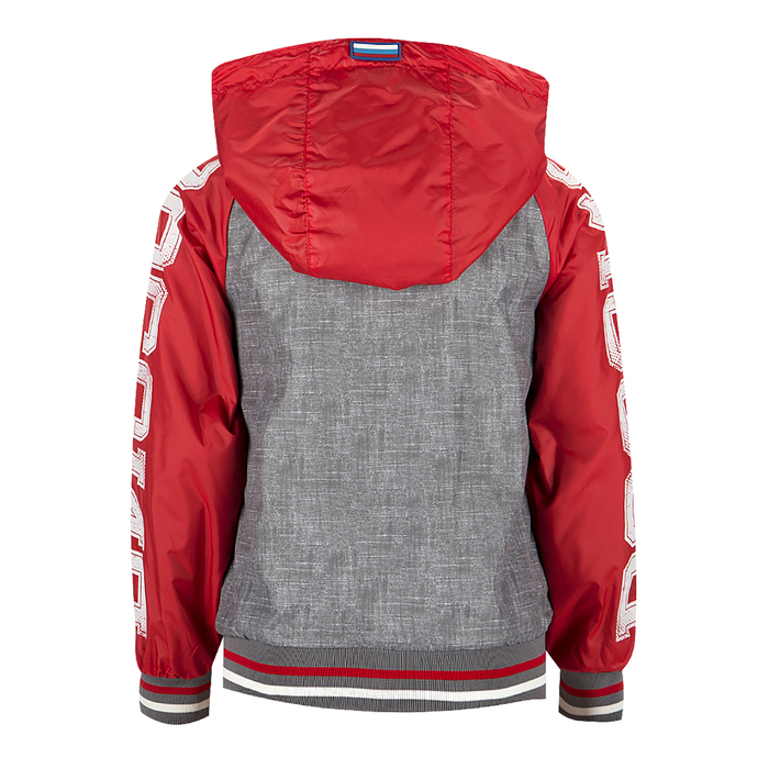 Ветровка для мальчика, возраст 4 года, цвет серый