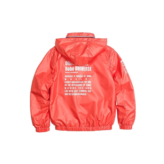 Ветровка для мальчика, возраст 10 лет, цвет красный