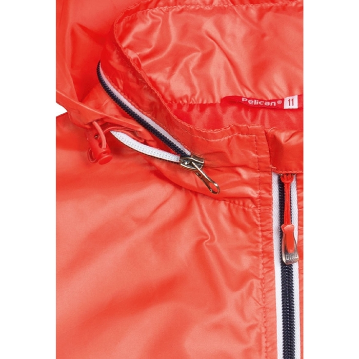 Ветровка для мальчика, возраст 10 лет, цвет красный