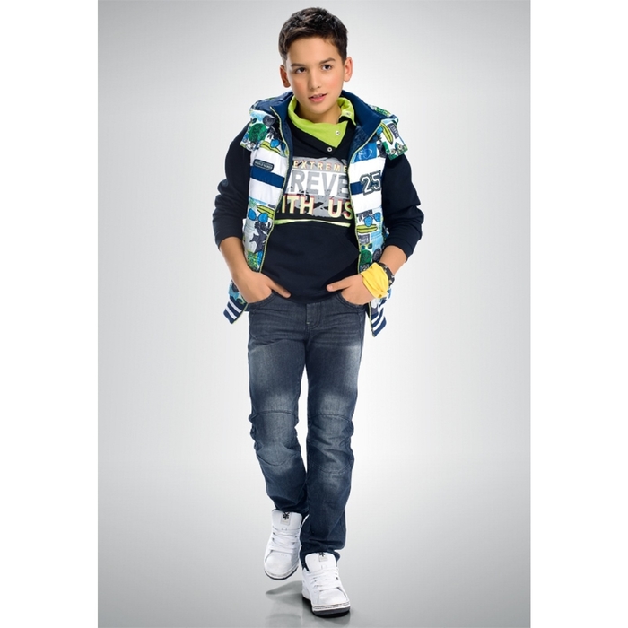 Жилет для мальчика, возраст 8 лет, разноцветный