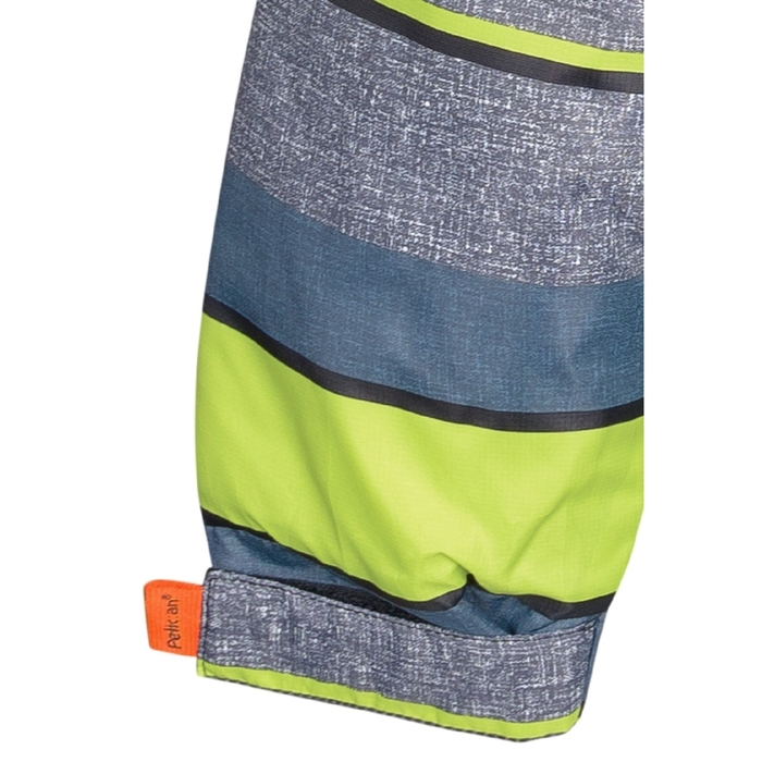 Куртка для мальчика, возраст 11 лет, зелёные полоски