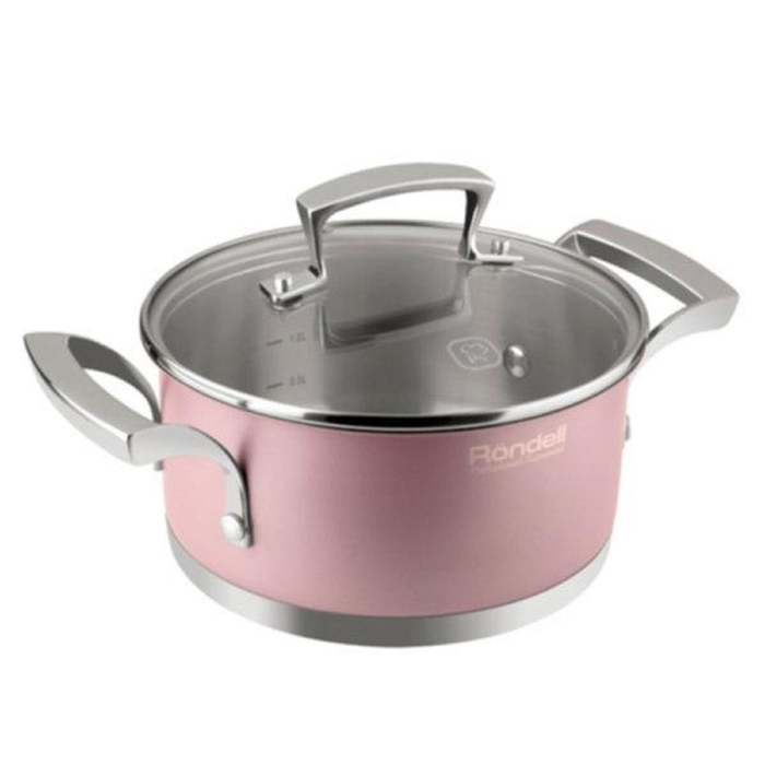 Кастрюля c крышкой d=20 см, 2,8 л Rosso Rondell