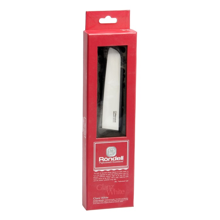 Нож керамический поварской 15 см Glanz White Rondell