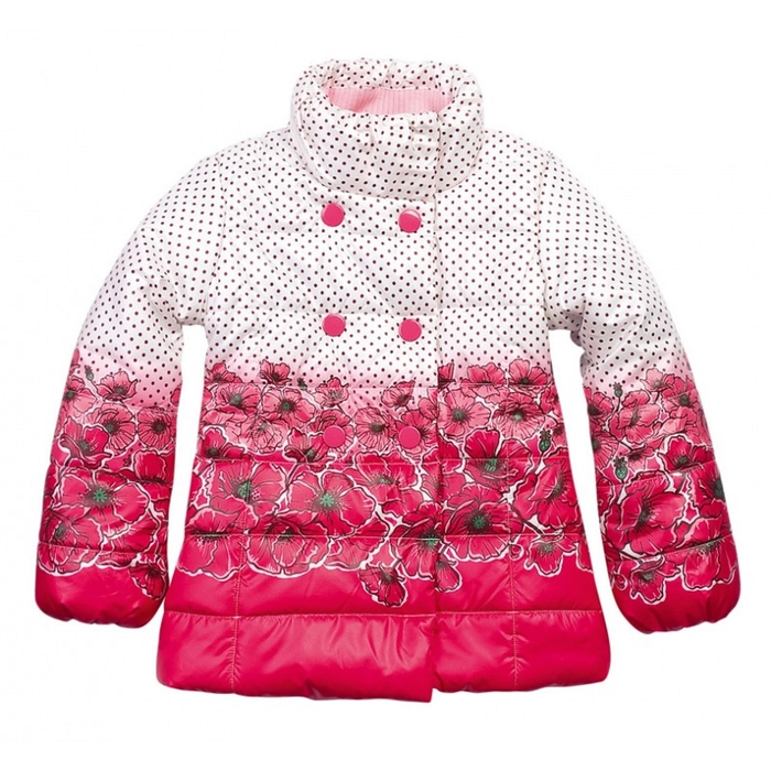 Куртка для девочки, возраст 5 лет, цвет красный