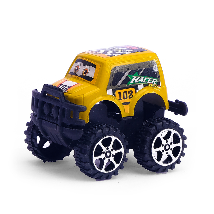 Машина инерционная "Джип с глазками", МИКС