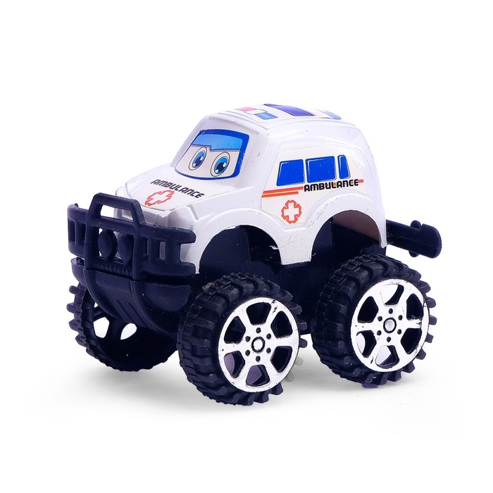 Машина инерционная "Джип с глазками", МИКС