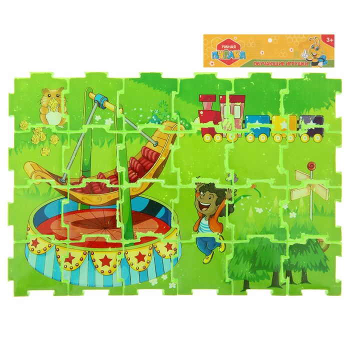 Пазл "Весёлая прогулка", МИКС