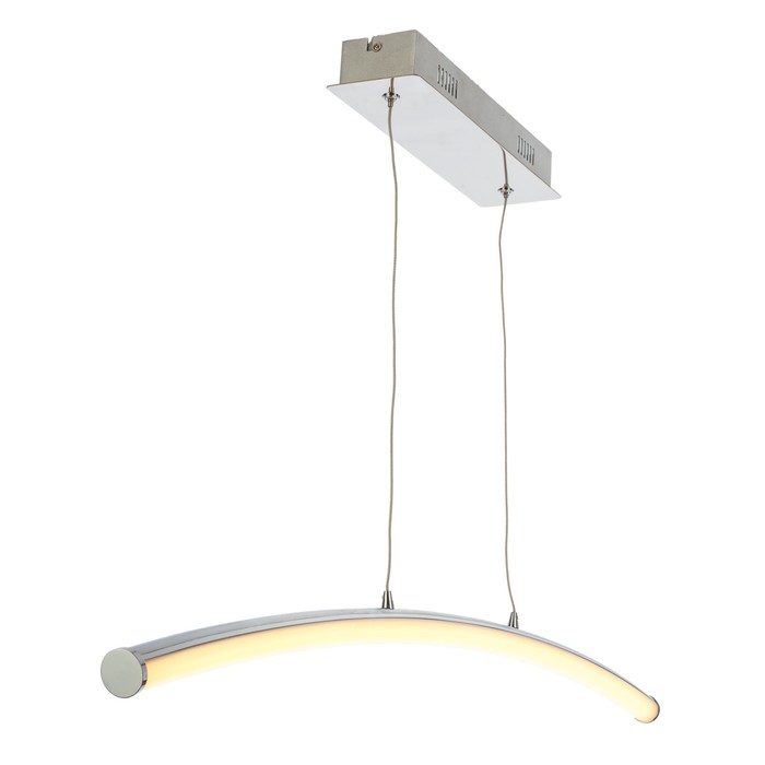 Люстра светодиодная "Агнис" 1 лампа 22W основание хром 90х8х120 см