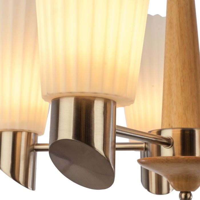 Люстра модерн "Сидней" 5 ламп, 40W Е27, основание серебро