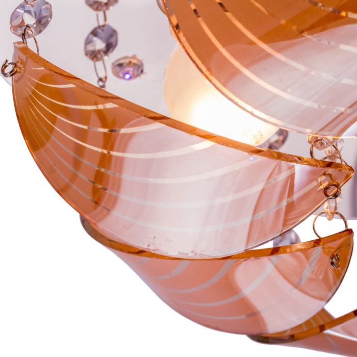 Люстра "Звезда", 4 лампы, с пультом, LED 15W Е27