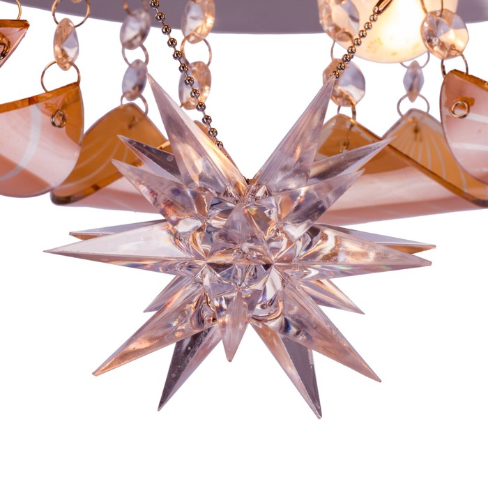 Люстра "Звезда", 4 лампы, с пультом, LED 15W Е27