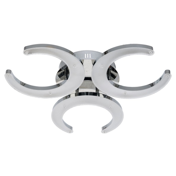 Люстра светодиодная "Абелия" 3 лампы 30W основание хром 45х45х70 см