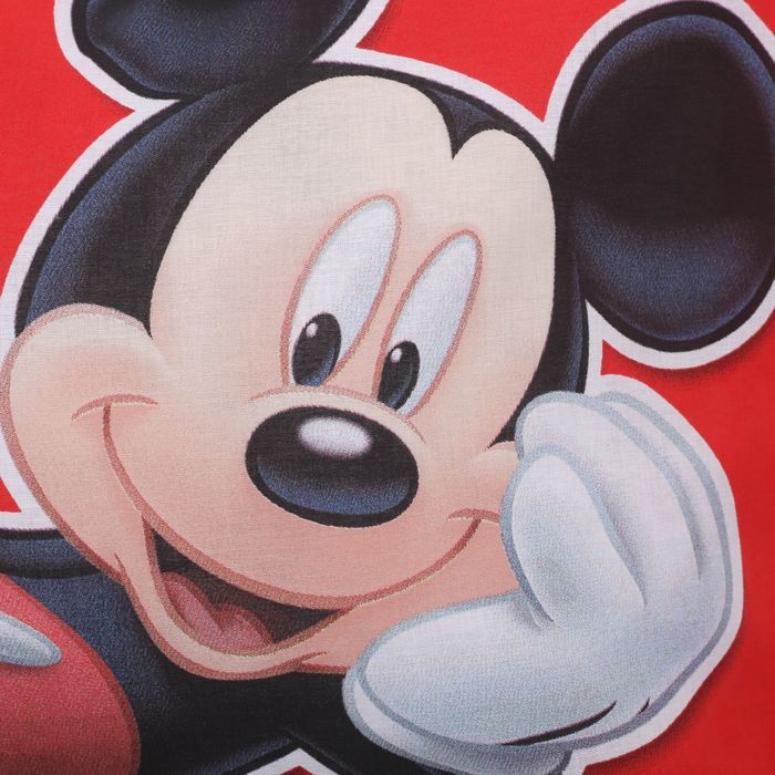 Постельное бельё 1,5 сп "Микки Маус" , размер 143х215 см, 150х214 см, 50х70 см -1 шт., 100% хлопок, поплин 125 г/м2