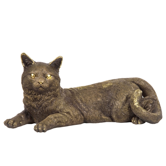 Статуэтка "Кошка лежащая"