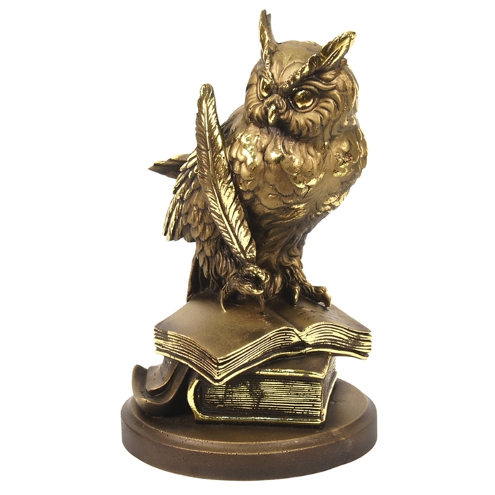 Статуэтка "Сова на подставке (средняя)"