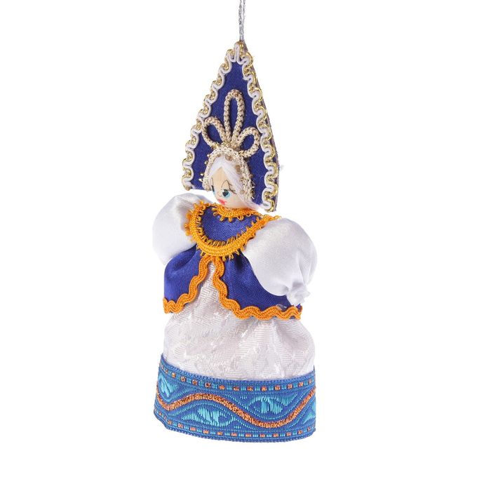 Авторская сувенирная кукла-подвеска "Девушка в нарядном костюме" МИКС