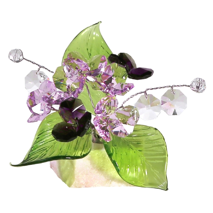 Хрустальные цветы на мраморе №28 RBV