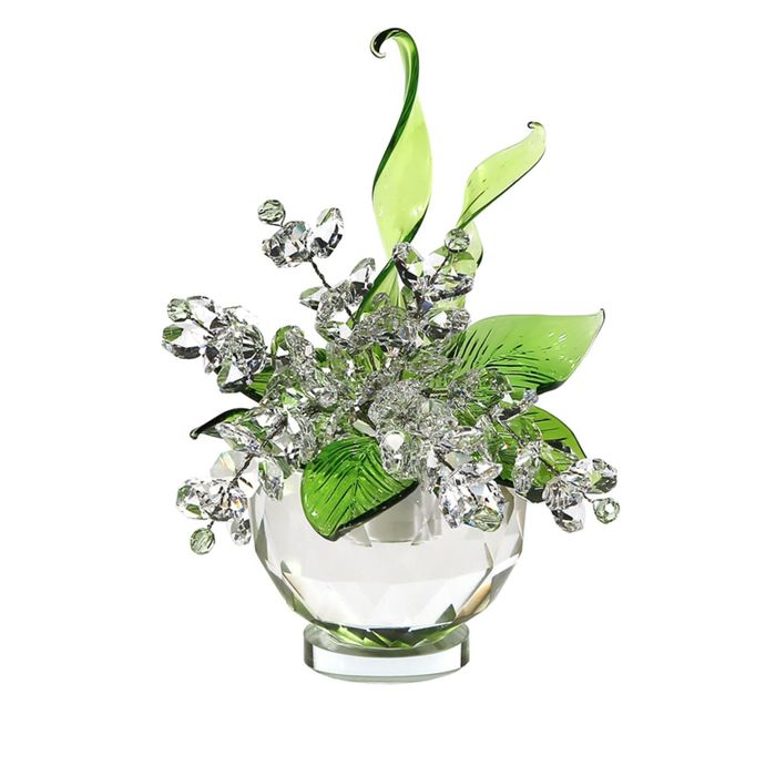 Хрустальные цветы в вазочке №51 CR