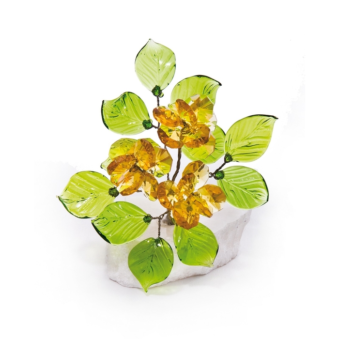 Хрустальные цветы на мраморе №23 LT TOP