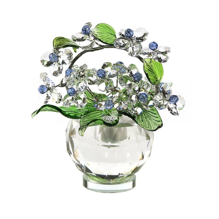 Хрустальные цветы в вазочке №52 CR lb