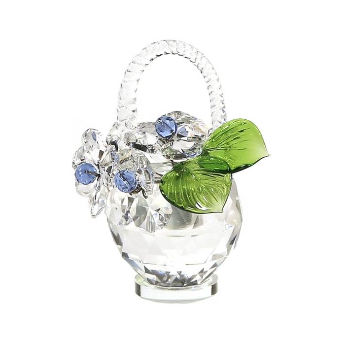 Хрустальные цветы в корзинке №32 CR lb