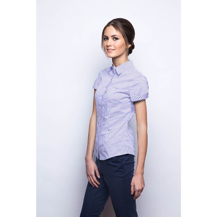 Рубашка женская арт.8189-13295L-1, цвет розовый, размер 48, рост 170