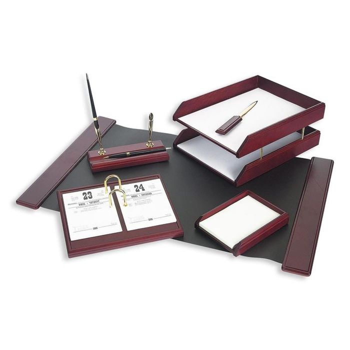 Набор настольный Good Sunrise деревянный 6 предметов темно-красный