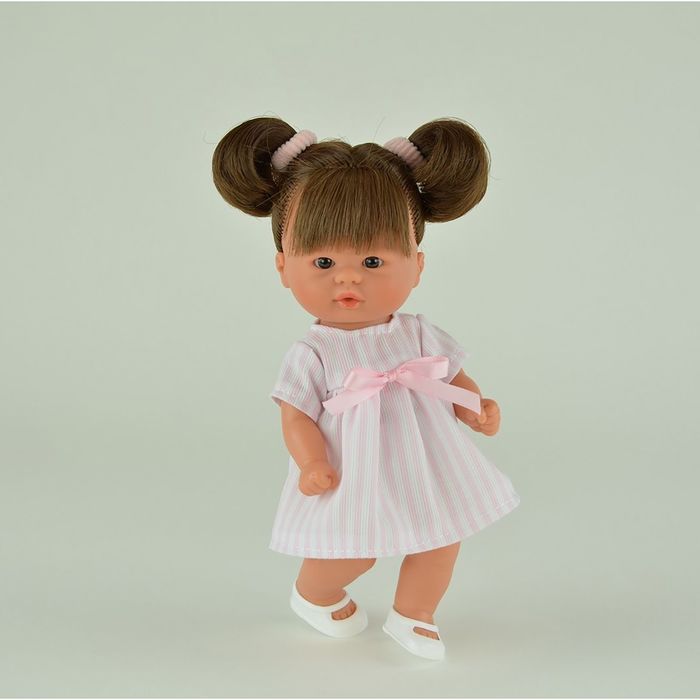 Кукла "Пупсик в розовом платьице с бантом"
