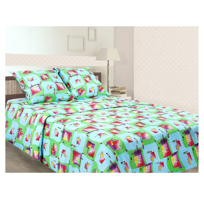 Постельное бельё ВыгоДА 2 сп., "Абстракция", размер 175х210 см, 175х210 см, 70х70 см - 2 шт., цвет МИКС