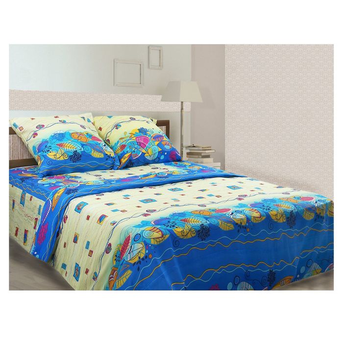 Постельное бельё ВыгоДА 2 сп., "Веточки", размер 175х210 см, 175х210 см, 70х70 см - 2 шт., цвет МИКС