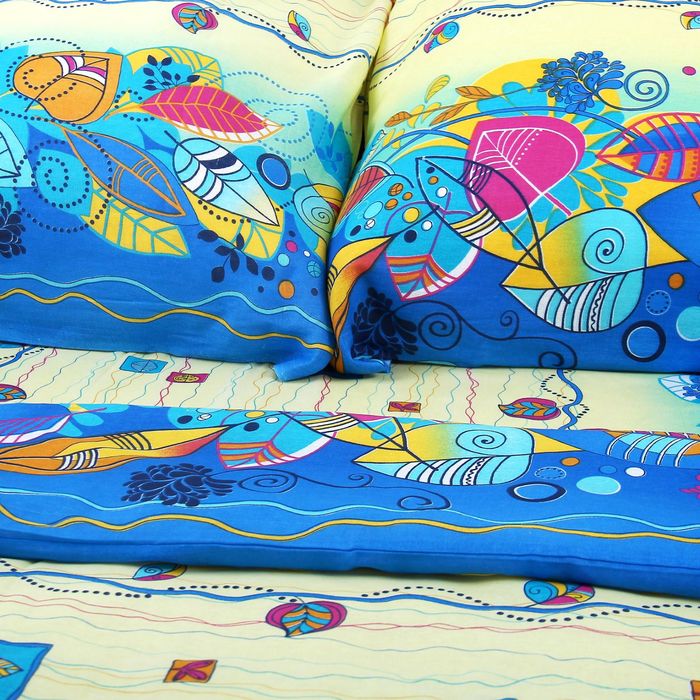 Постельное бельё ВыгоДА 2 сп., "Веточки", размер 175х210 см, 175х210 см, 70х70 см - 2 шт., цвет МИКС