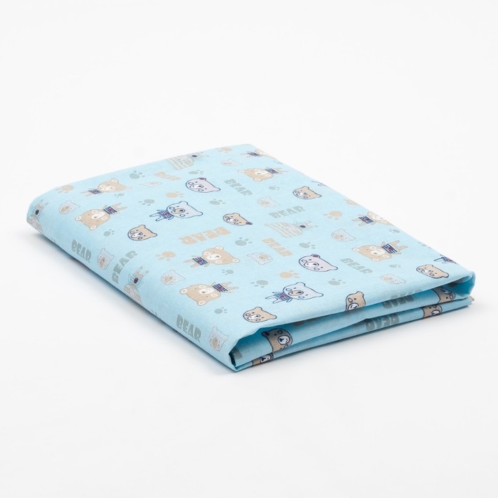 Простыня Galtex 120х60 см на резинке, цвет микс, бязь набивная 145±7 г/м