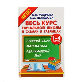 Весь курс начальной школы в схемах и таблицах. 1-4 класс. Русский язык, математика, окружающий мир. Узорова О. В., Нефёдова Е. А.